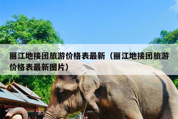 丽江地接团旅游价格表最新（丽江地接团旅游价格表最新图片）
