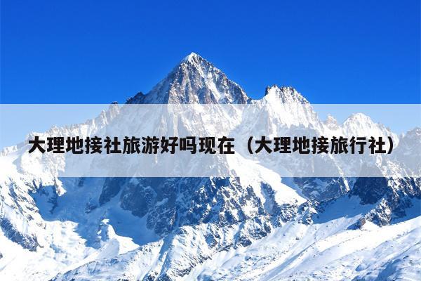 大理地接社旅游好吗现在（大理地接旅行社）