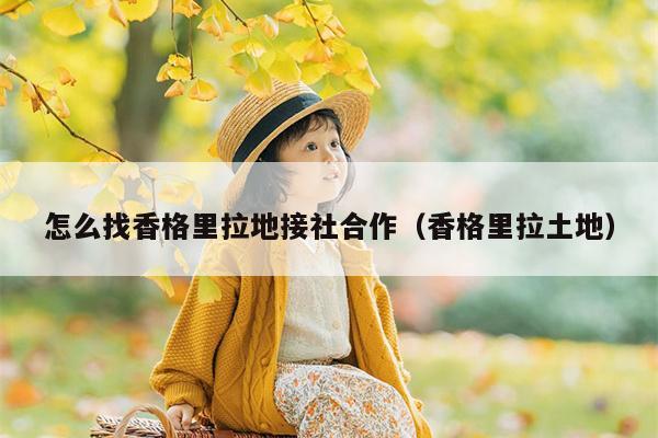 怎么找香格里拉地接社合作（香格里拉土地）