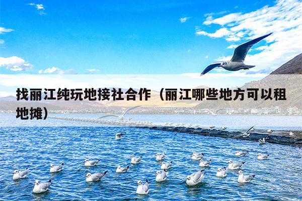找丽江纯玩地接社合作（丽江哪些地方可以租地摊）