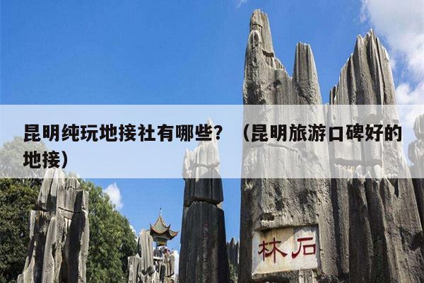 昆明纯玩地接社有哪些？（昆明旅游口碑好的地接）