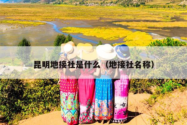昆明地接社是什么（地接社名称）