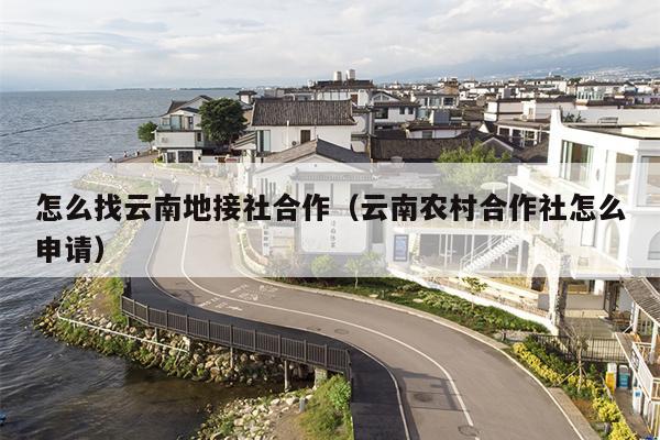 怎么找云南地接社合作（云南农村合作社怎么申请）