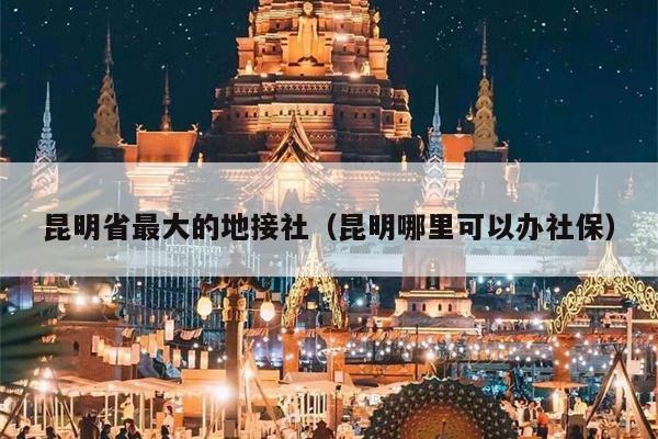 昆明省最大的地接社（昆明哪里可以办社保）