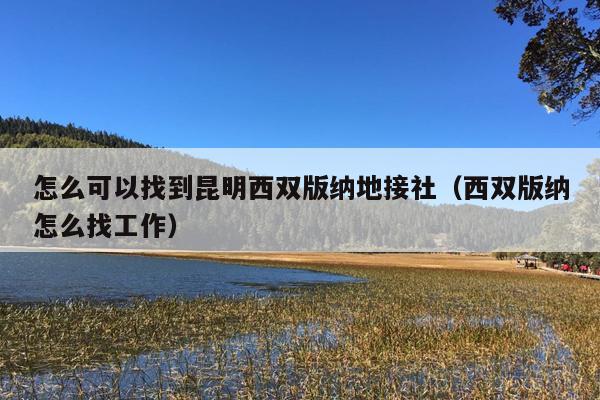 怎么可以找到昆明西双版纳地接社（西双版纳怎么找工作）