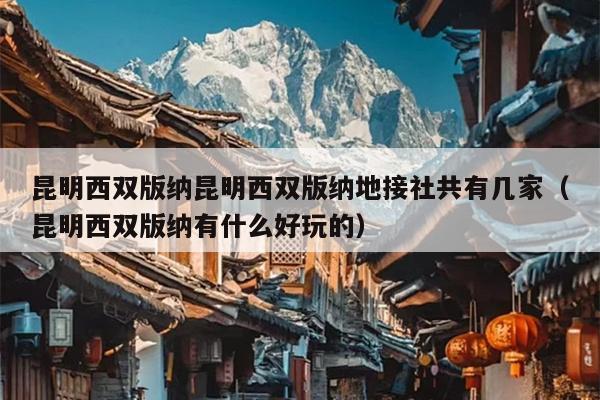 昆明西双版纳昆明西双版纳地接社共有几家（昆明西双版纳有什么好玩的）