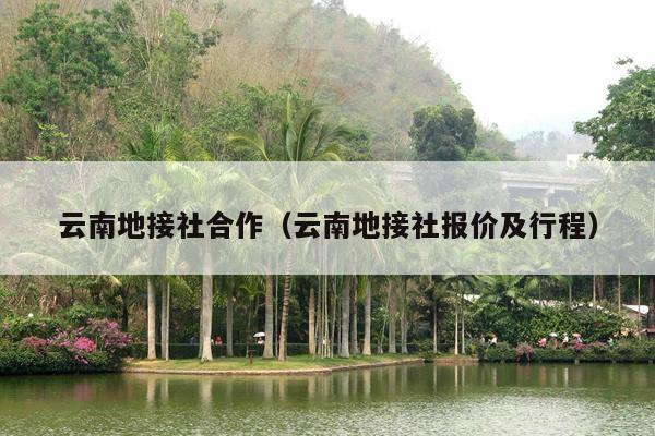 云南地接社合作（云南地接社报价及行程）