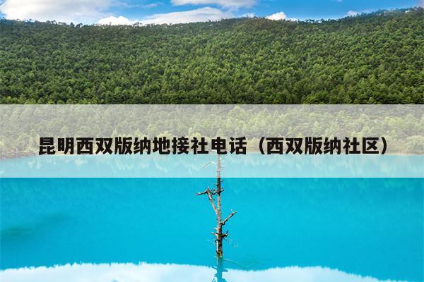 昆明西双版纳地接社电话（西双版纳社区）