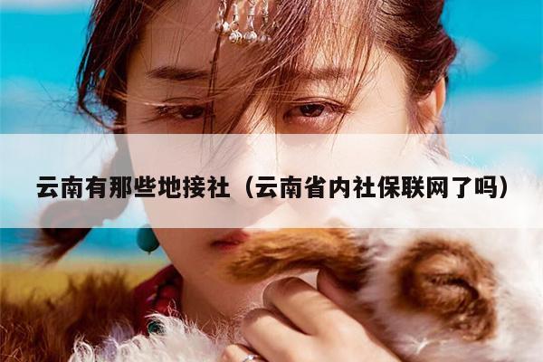 云南有那些地接社（云南省内社保联网了吗）