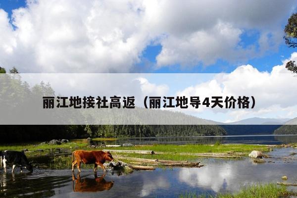 丽江地接社高返（丽江地导4天价格）