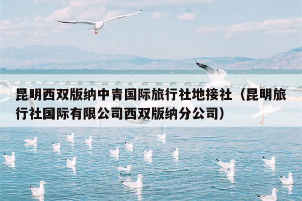 昆明西双版纳中青国际旅行社地接社（昆明旅行社国际有限公司西双版纳分公司）