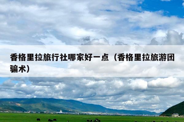 香格里拉旅行社哪家好一点（香格里拉旅游团骗术）