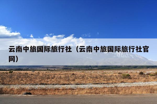 云南中旅国际旅行社（云南中旅国际旅行社官网）