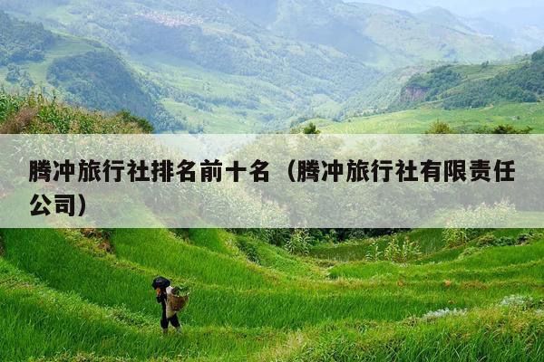 腾冲旅行社排名前十名（腾冲旅行社有限责任公司）