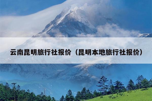 云南昆明旅行社报价（昆明本地旅行社报价）
