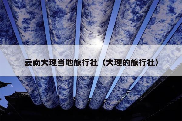 云南大理当地旅行社（大理的旅行社）