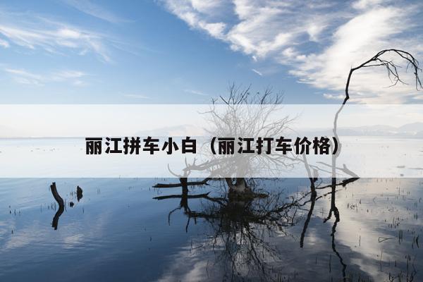丽江拼车小白（丽江打车价格）