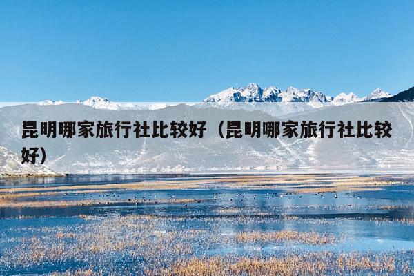 昆明哪家旅行社比较好（昆明哪家旅行社比较好）