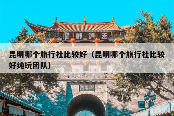 昆明哪个旅行社比较好（昆明哪个旅行社比较好纯玩团队）