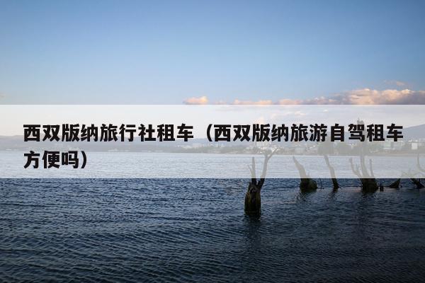 西双版纳旅行社租车（西双版纳旅游自驾租车方便吗）