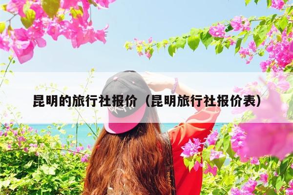 昆明的旅行社报价（昆明旅行社报价表）