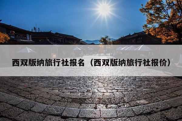 西双版纳旅行社报名（西双版纳旅行社报价）
