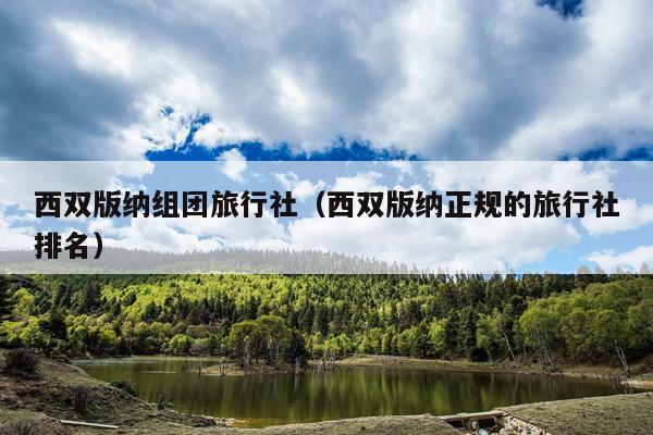 西双版纳组团旅行社（西双版纳正规的旅行社排名）