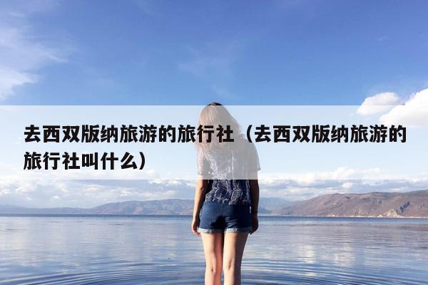去西双版纳旅游的旅行社（去西双版纳旅游的旅行社叫什么）