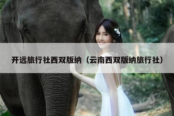 开远旅行社西双版纳（云南西双版纳旅行社）