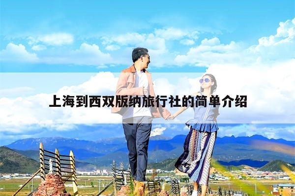 上海到西双版纳旅行社的简单介绍
