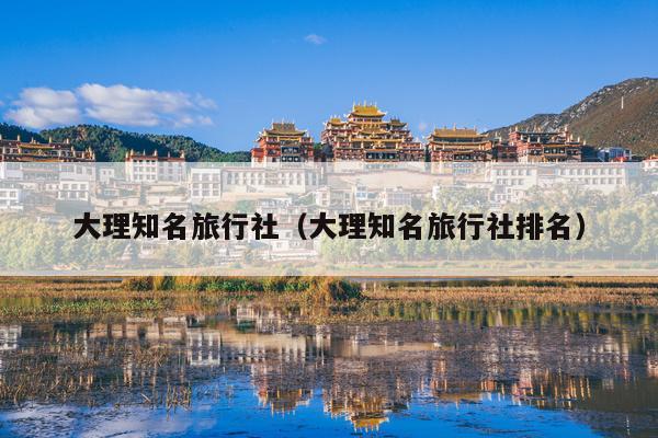 大理知名旅行社（大理知名旅行社排名）
