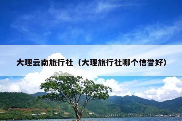 大理云南旅行社（大理旅行社哪个信誉好）