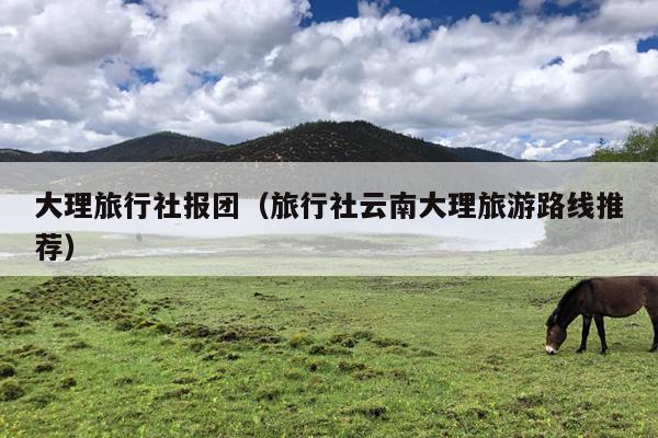 大理旅行社报团（旅行社云南大理旅游路线推荐）