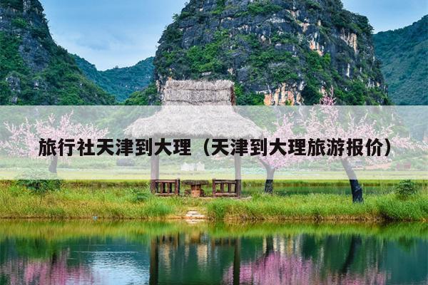 旅行社天津到大理（天津到大理旅游报价）