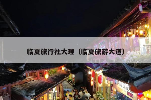 临夏旅行社大理（临夏旅游大道）