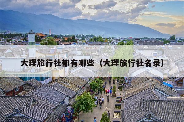 大理旅行社都有哪些（大理旅行社名录）