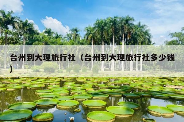 台州到大理旅行社（台州到大理旅行社多少钱）