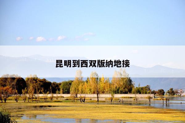 昆明到西双版纳地接